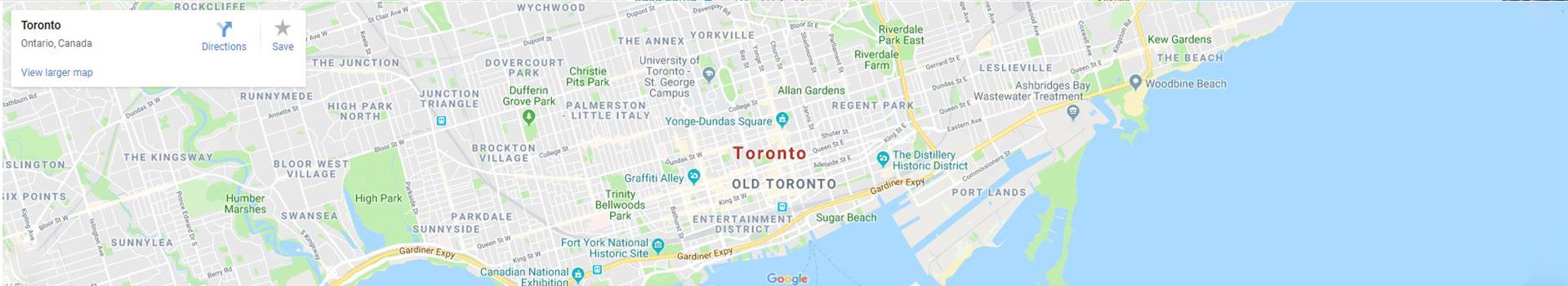 toronto map